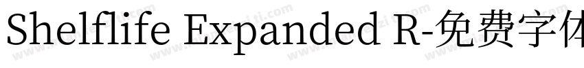 Shelflife Expanded R字体转换